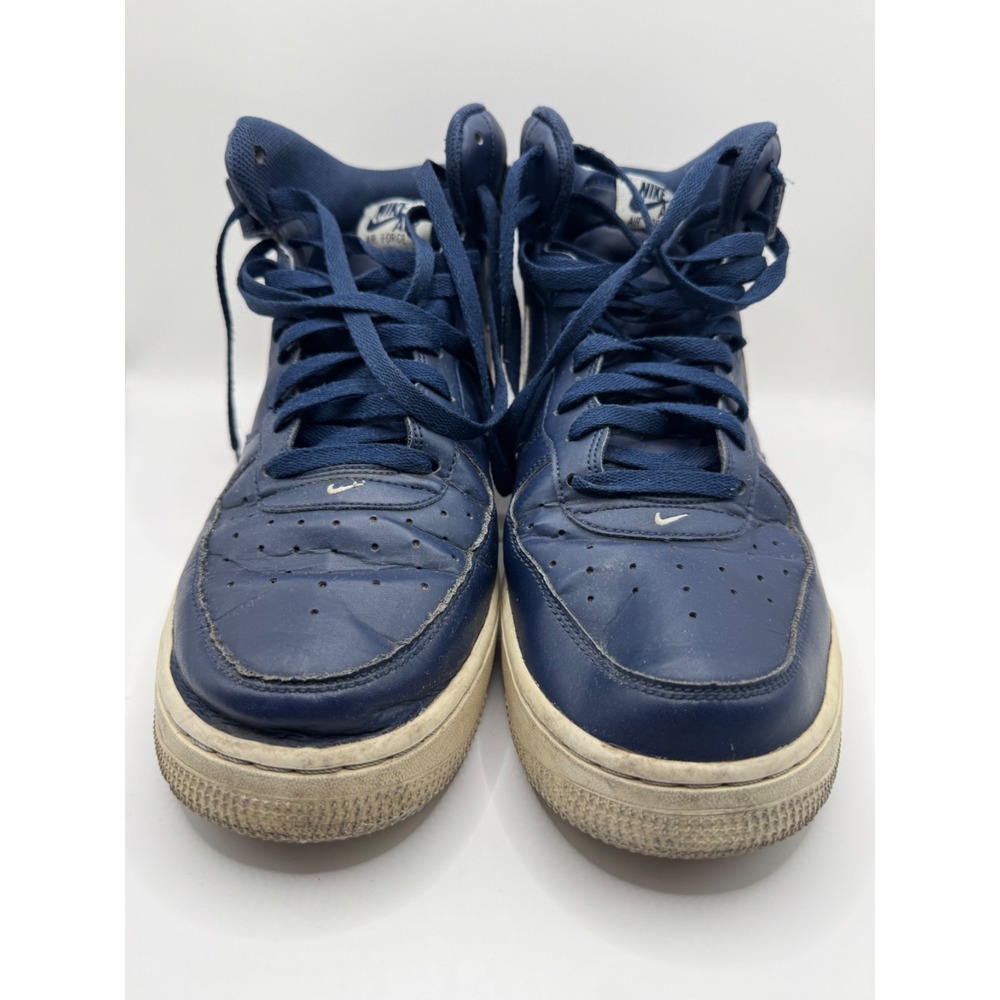 Nike Air Force 1 Mid 07 Midnight Navy White Mens Size 13 315123-407 2016